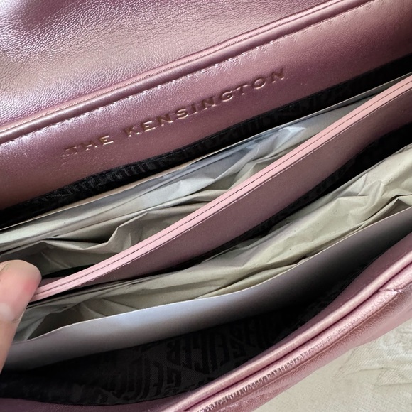 KURT GEIGER LONDON, The Kensington “ NWT Pink Quilted Shoulder Bag - Picture 14 of 17